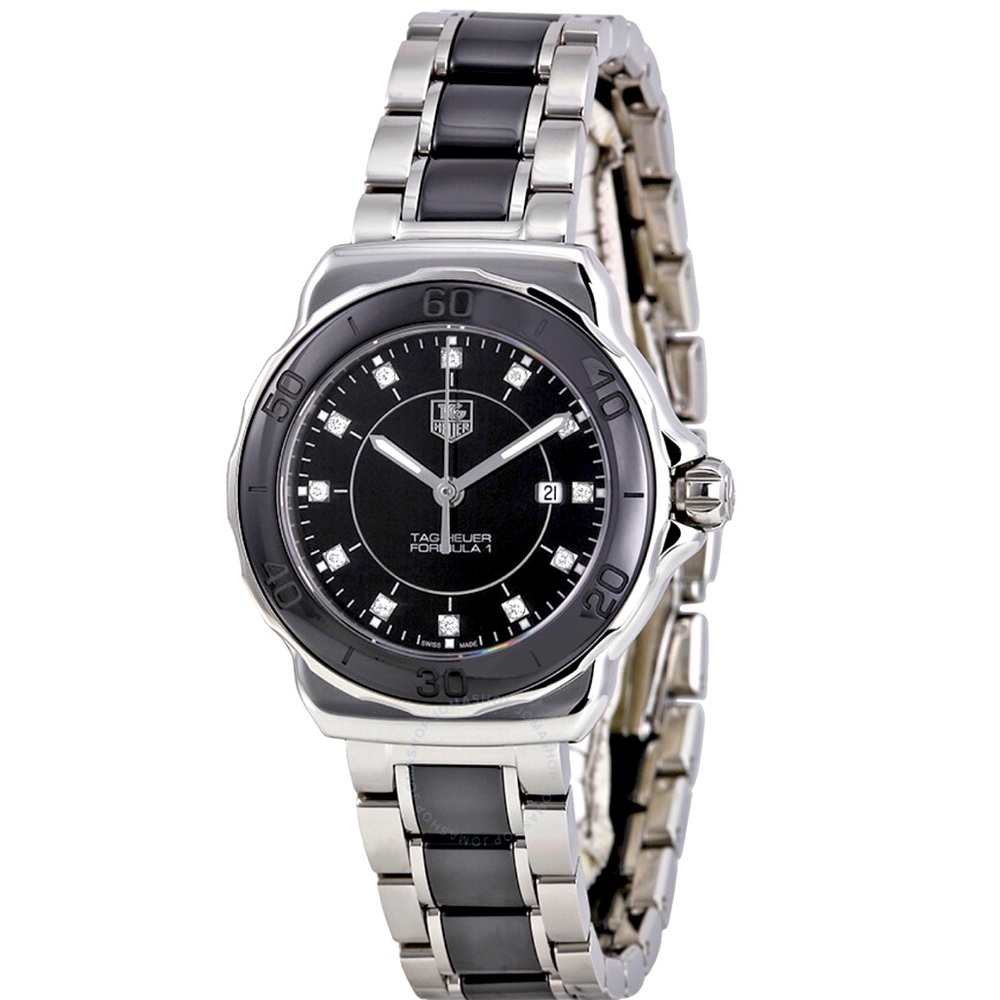 TAG HEUER Formula 1 Black Dial Ceramic Ladies Watch